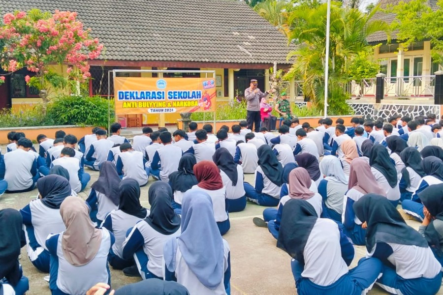 Cegah Bullying dan Kekerasan, SMPN 2 Selopampang Gelar Deklarasi