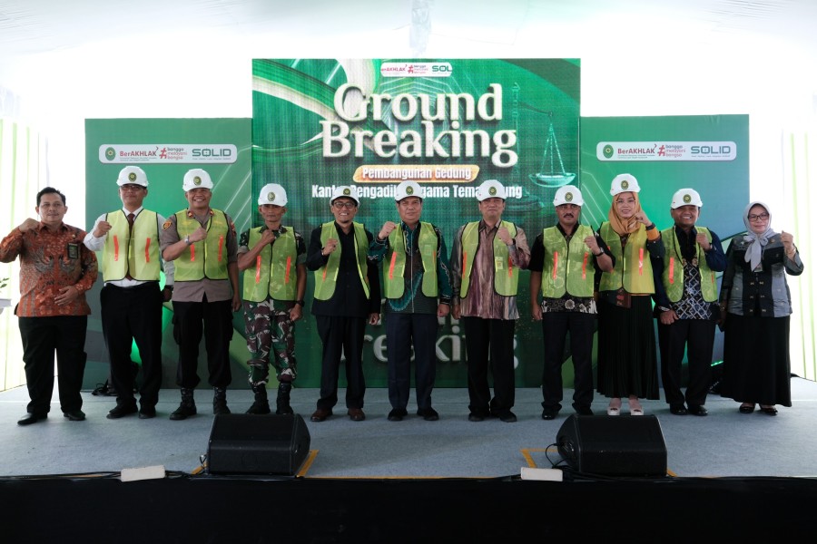 Pembangunan Gedung Pengadilan Agama Temanggung Masuk Tahap Ground Breaking