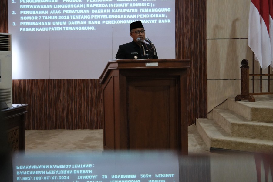 DPRD Gelar Sidang Paripurna Bahas Tiga Raperda