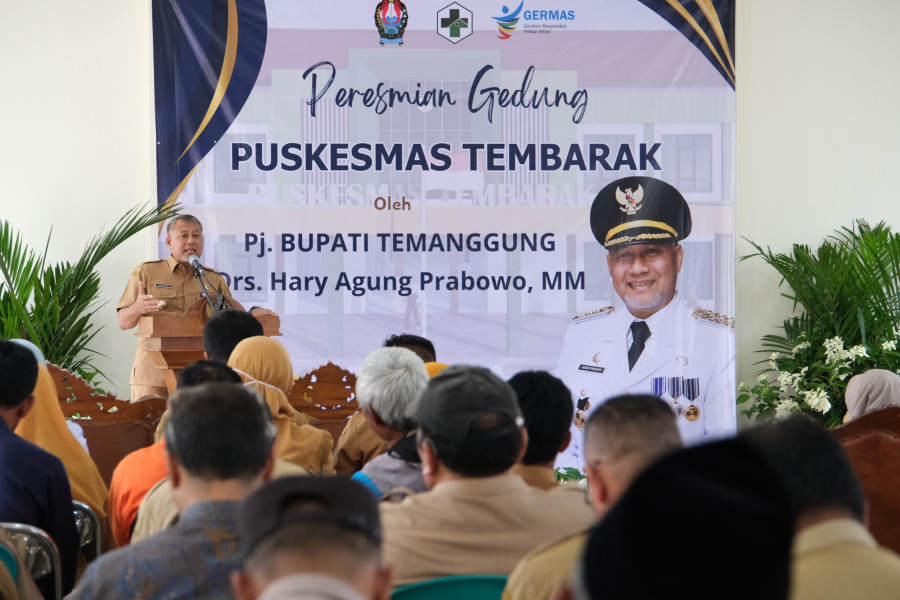 Pj. Bupati Resmikan Gedung Baru Puskesmas Tembarak