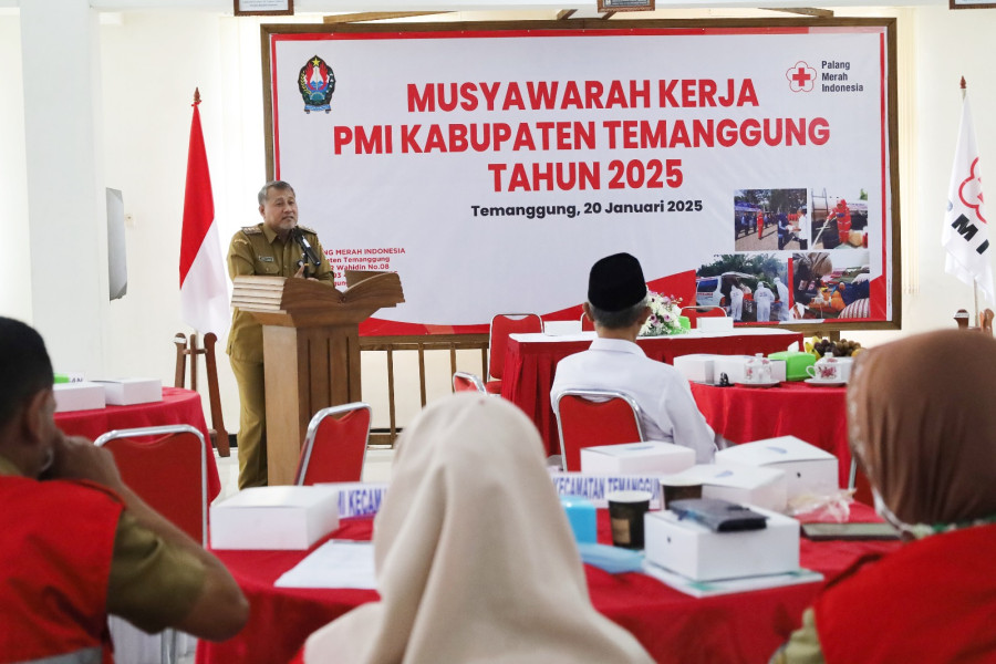 Muskerkab PMI 2025, Pj. Bupati: Dorong Responsibilitas dalam Hal Kemanusiaan