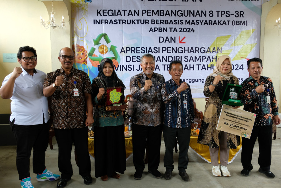 Peresmian 8 TPS3R, Wujudkan Pengelolaan Sampah Berbasis Masyarakat di Temanggung